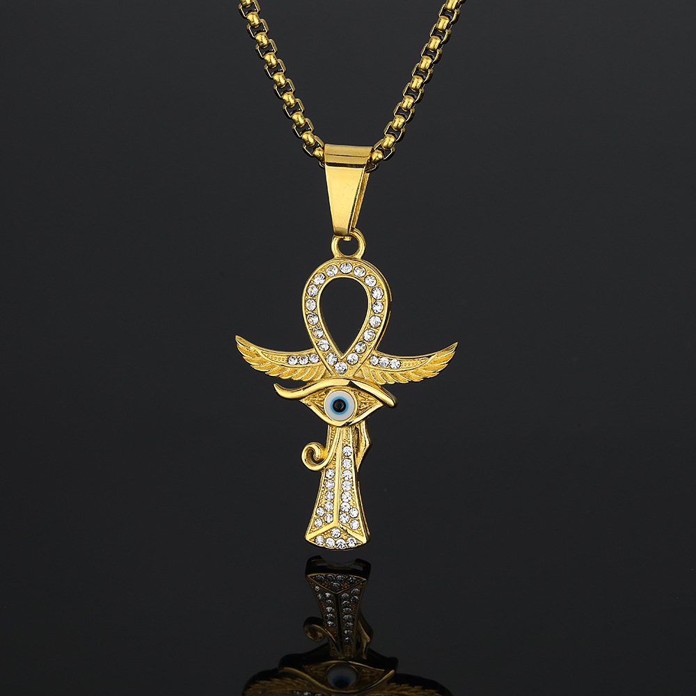 Ethnic And Fashion - Collier Amulette Croix Ankh Égyptienne en