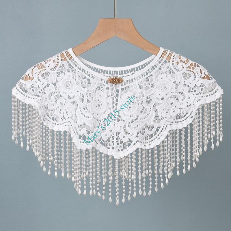 Ethnic Fashion Designer - Écharpe enveloppante brodée chinois traditionnel, châle