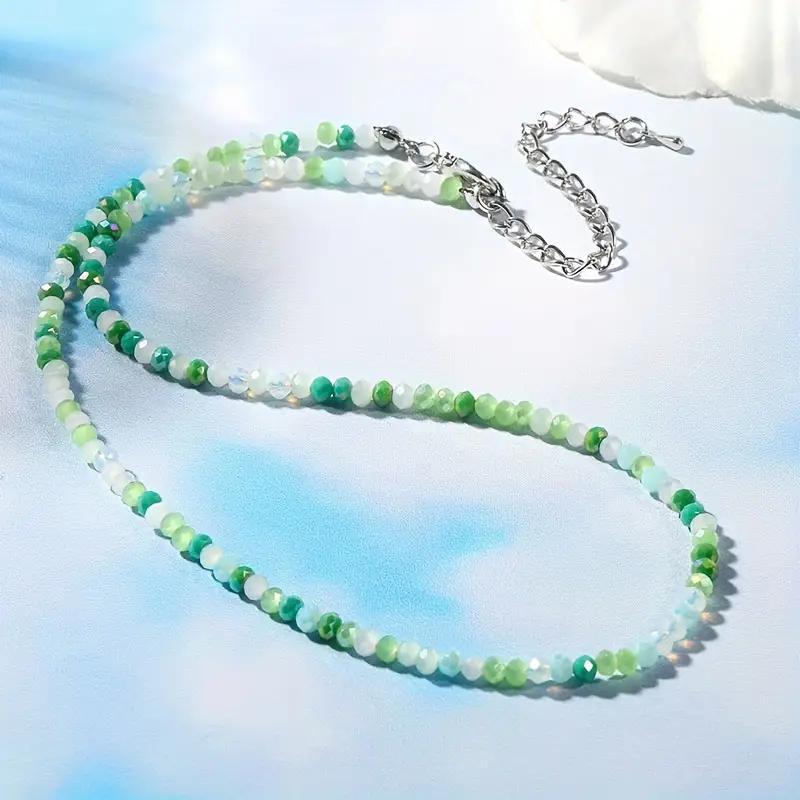 Ethnic Fashion House - Collier court fait main en cristal