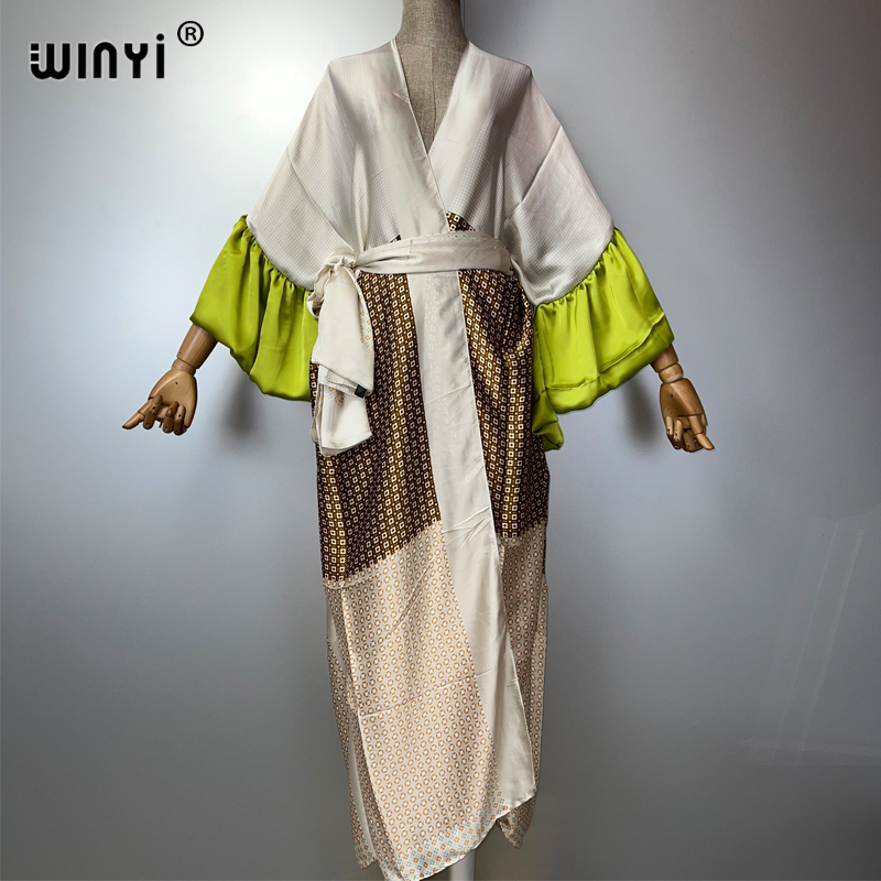 Kaftan Women Boho - WINYI Robe de soirée kimono d'été,