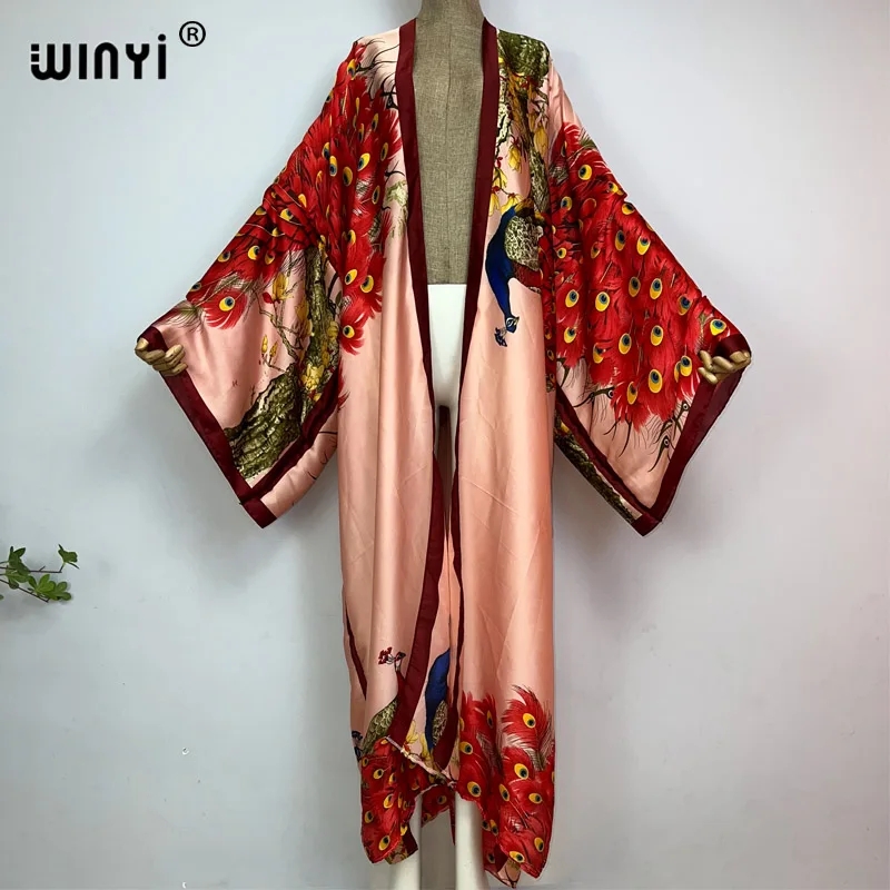 Kaftan Women Boho - WINYI 2022 Robe Kimono Kaftan d'été