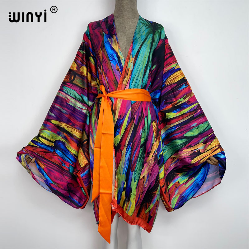 Kaftan Women Boho - WINYI-Longue tunique de plage pour femmes,