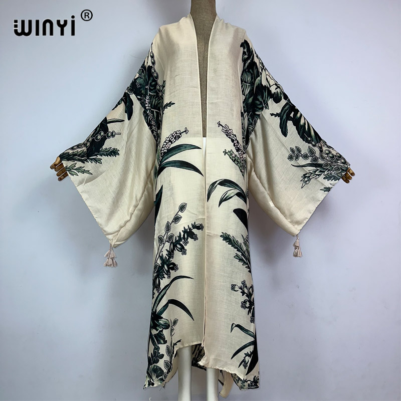 Kaftan Women Boho - WINYI-maillot de bain africain imprimé style