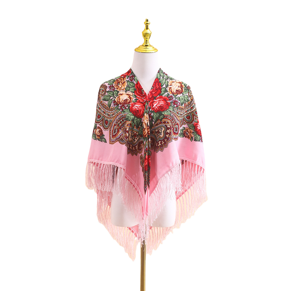 Go Ethnic Fashion - Châle ethnique russe de 110 cm