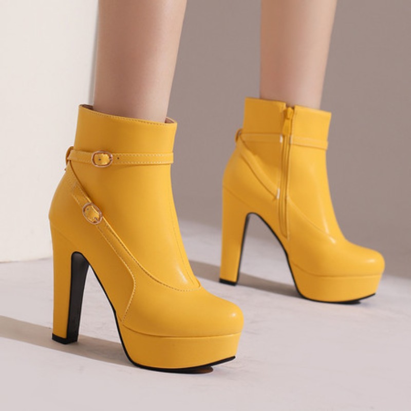 Bottines à plateforme pour fem - The Ethnic Fashion avis et prix