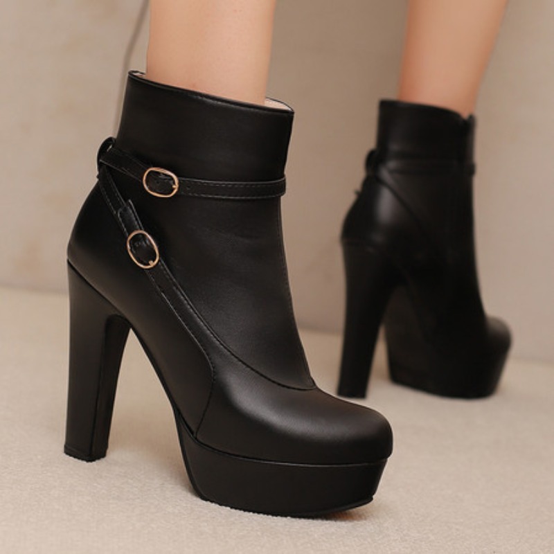 Bottines à plateforme pour fem - The Ethnic Fashion avis et prix