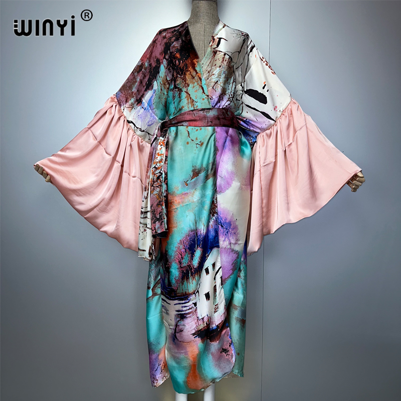 WINYI été Kimono robe de soiré - Kaftan Women Boho avis et prix