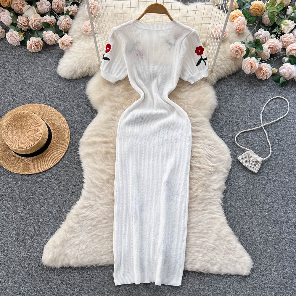 Robe longue en tricot au croch - Kaftan Women Boho avis et prix