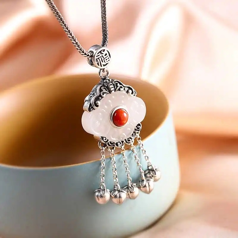 Collier de clavicule en jade h - Ethnic Fashion Designer avis et prix