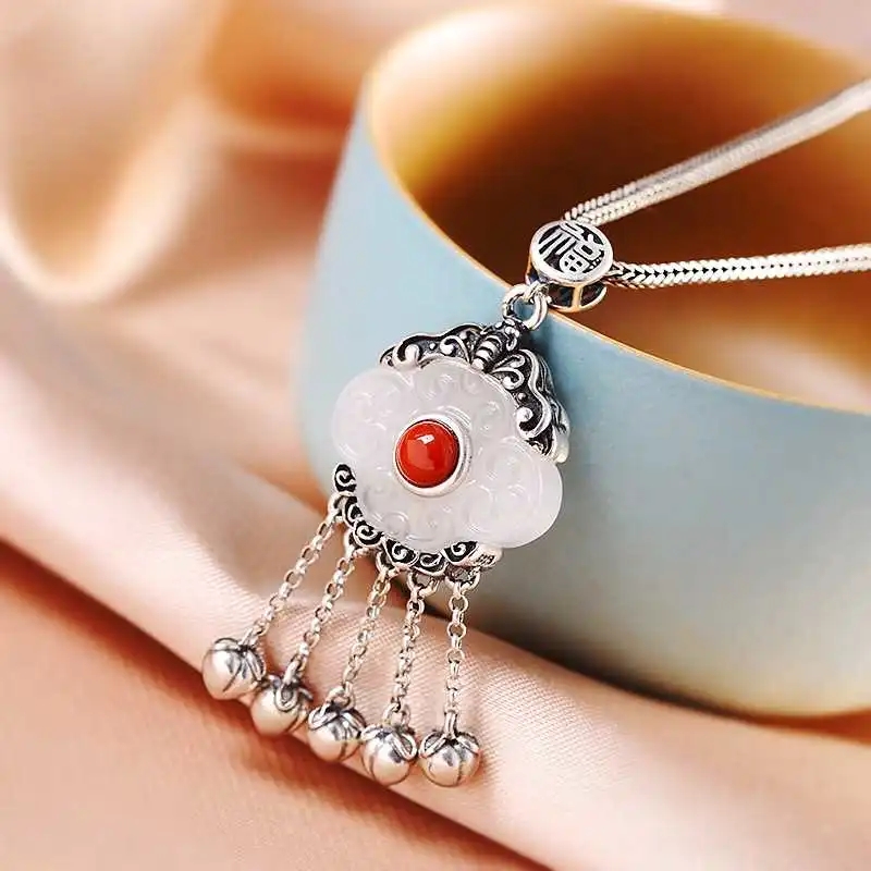 Collier de clavicule en jade h - Ethnic Fashion Designer avis et prix
