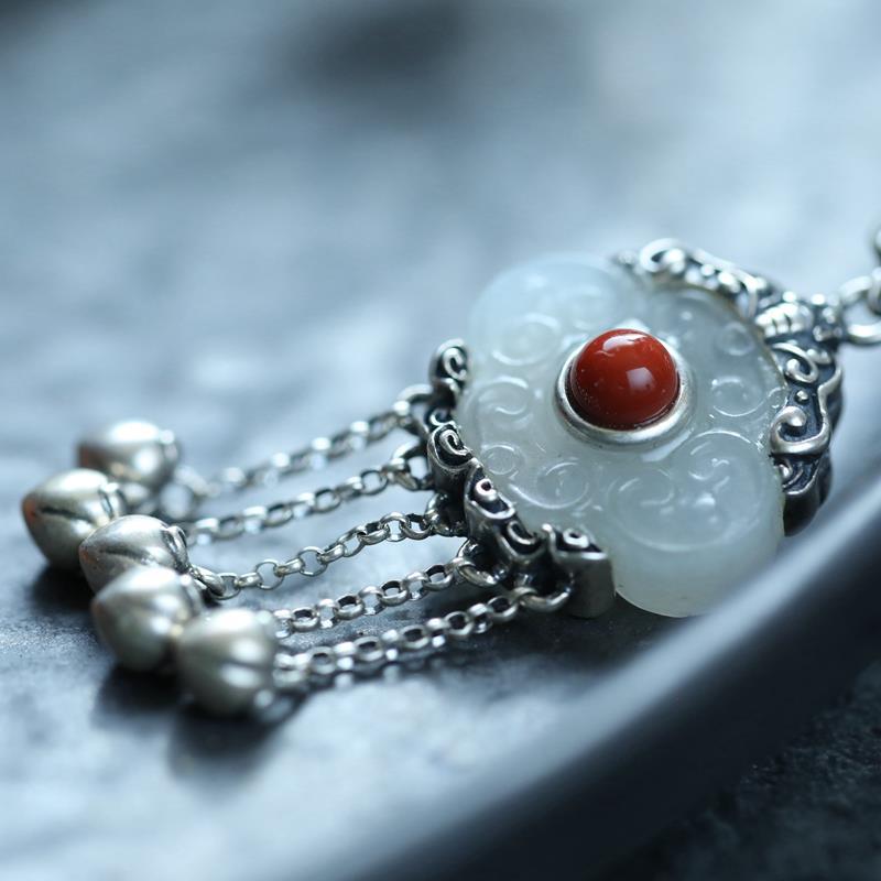 Collier de clavicule en jade h - Ethnic Fashion Designer avis et prix
