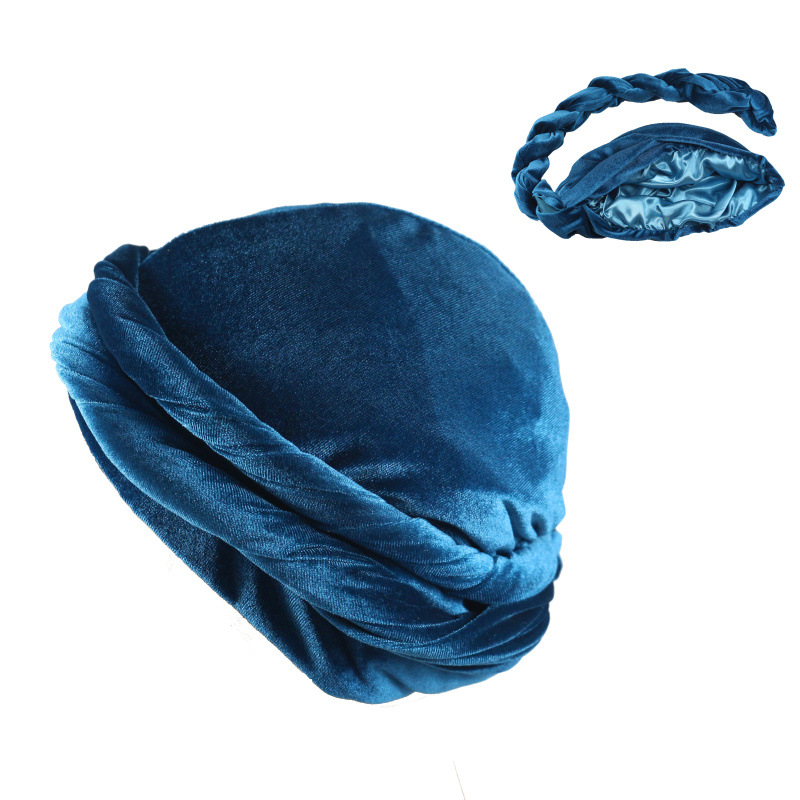 Foulard de tête en velours pou - Ethnic Fashion Designer avis et prix