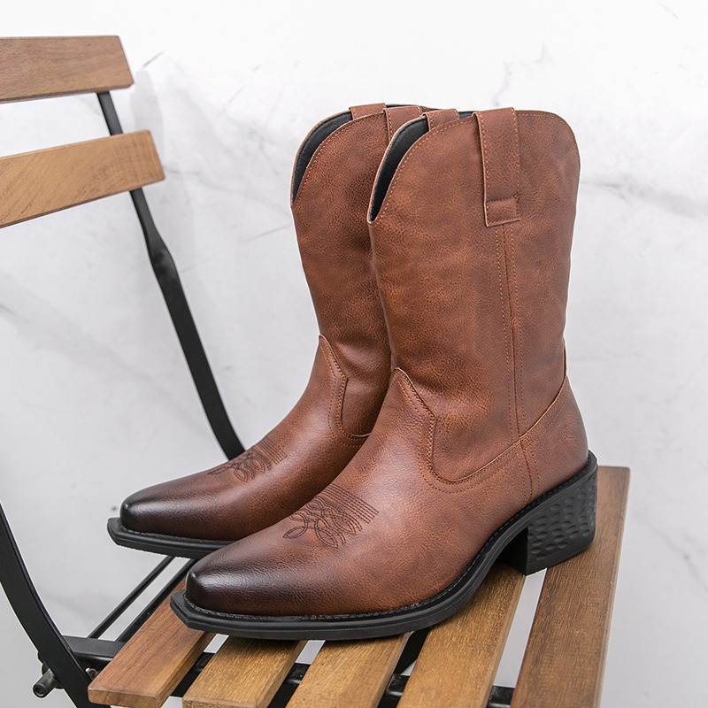 Bottes pour hommes, style west - The Ethnic Fashion avis et prix