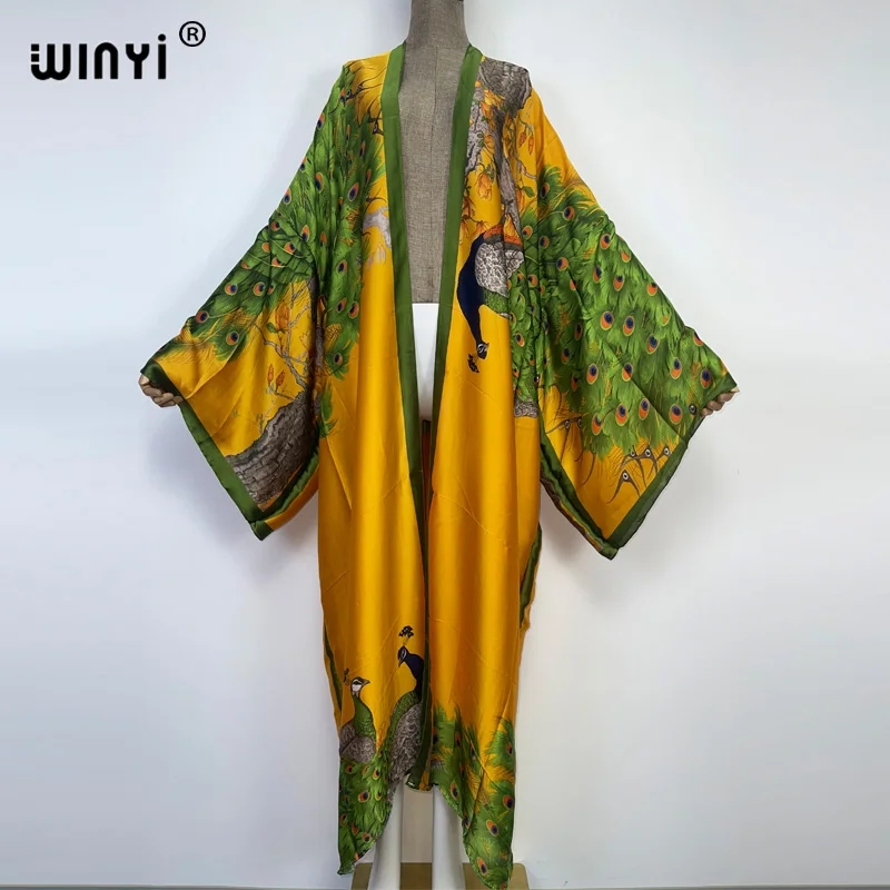 WINYI 2022 Robe Kimono Kaftan  - Kaftan Women Boho avis et prix
