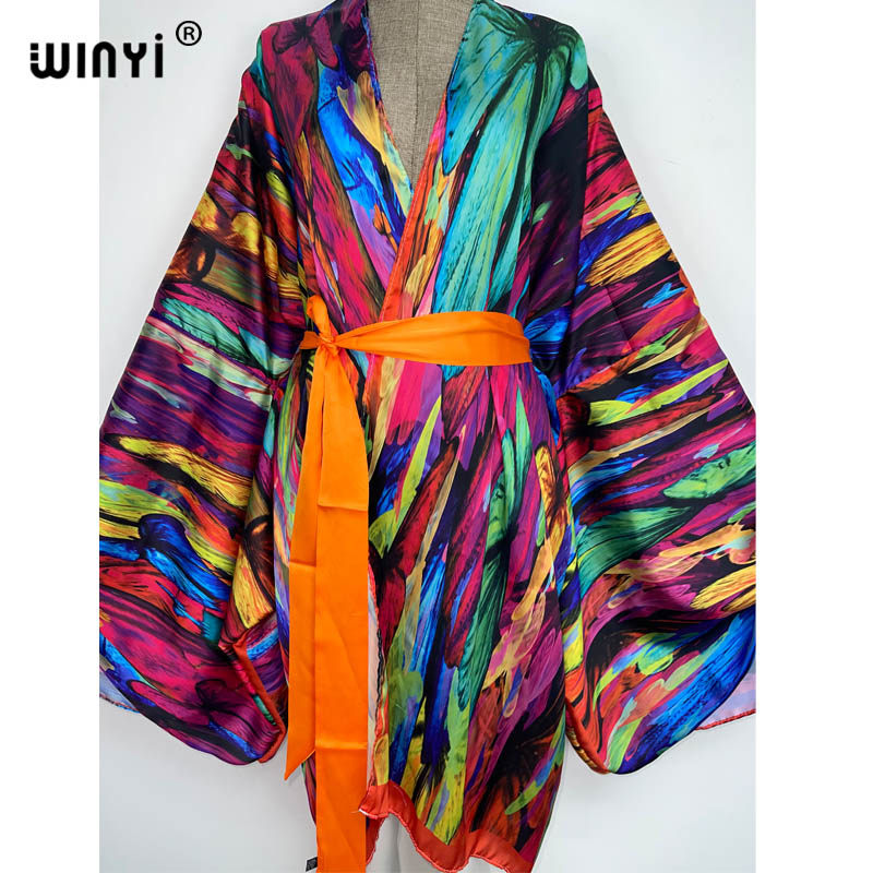 WINYI-Longue tunique de plage  - Kaftan Women Boho avis et prix