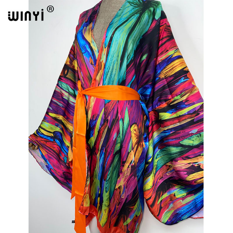WINYI-Longue tunique de plage  - Kaftan Women Boho avis et prix