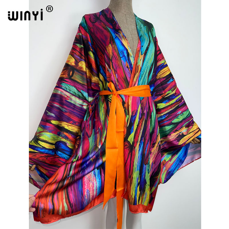 WINYI-Longue tunique de plage  - Kaftan Women Boho avis et prix