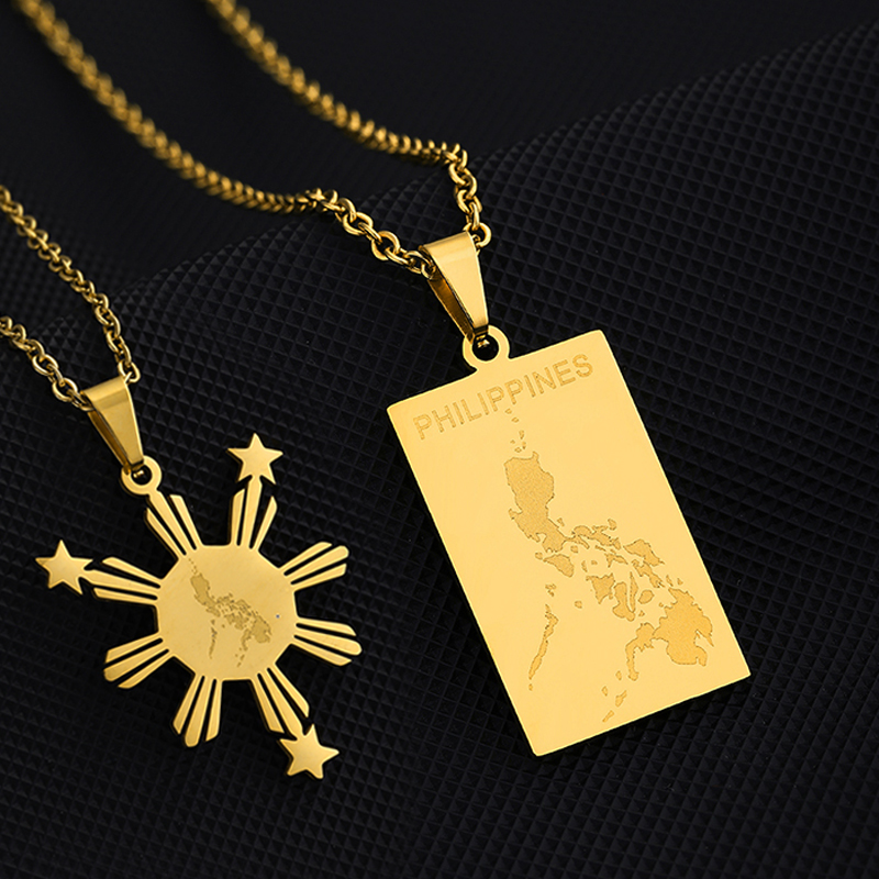Collier avec pendentif en acie - Ethnic Fashion Philippines avis et prix